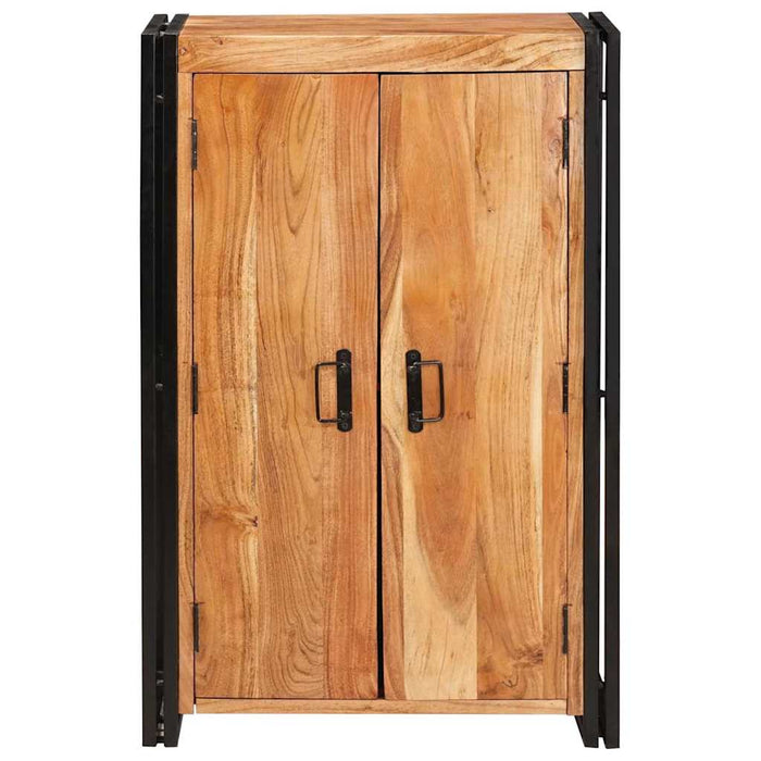 Highboard cu Uși Maro Lemn masiv de acacia și metal - WALTI WALTI
