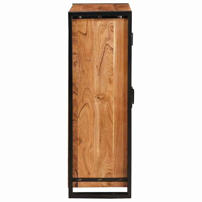 Highboard cu Uși Maro Lemn masiv de acacia și metal - WALTI WALTI