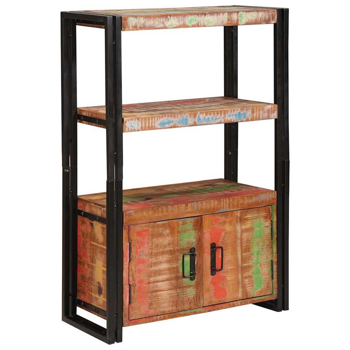 Raft cu uși Maro 72 x 33 x 110 cm Lemn masiv recuperat și metal - WALTI WALTI