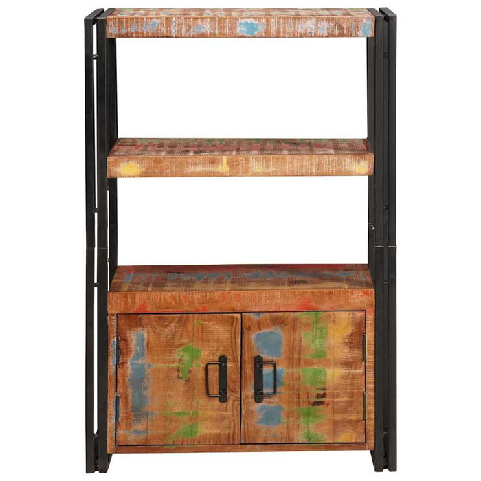 Raft cu uși Maro 72 x 33 x 110 cm Lemn masiv recuperat și metal - WALTI WALTI