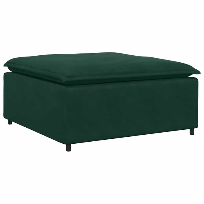 Canapea modulară cu taburet și perne, verde închis - WALTI WALTI
