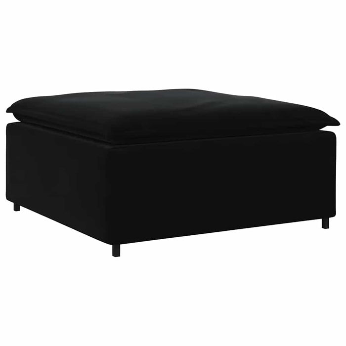 Canapea modulară cu taburet și perne, negru - WALTI WALTI