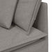Canapea modulară cu taburet și perne, textil, gri taupe - WALTI WALTI