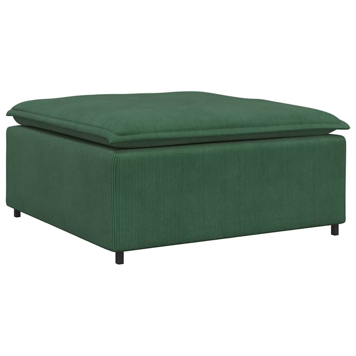 Canapea modulară cu taburet și perne, verde închis - WALTI WALTI