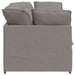 Canapea modulară cu perne, gri taupe, textil - WALTI WALTI