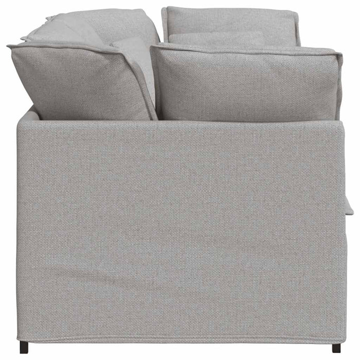 Canapea modulară cu perne, gri nor, textil - WALTI WALTI