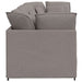 Canapea modulară cu perne, gri taupe, textil - WALTI WALTI