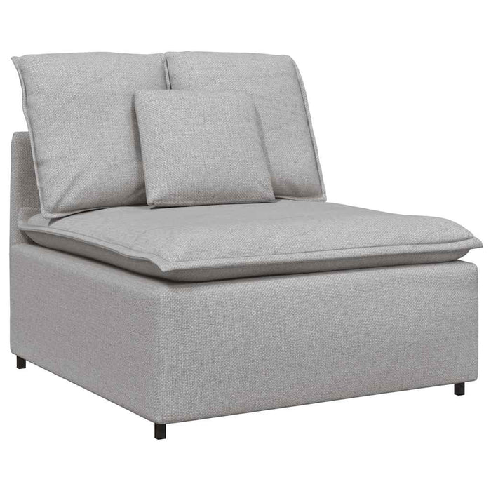 Canapea modulară cu perne, gri nor, textil - WALTI WALTI