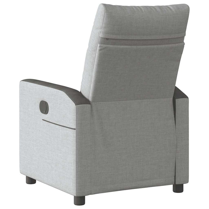 Scaun reclinabil electric Cloud Grey Fabric WALTI