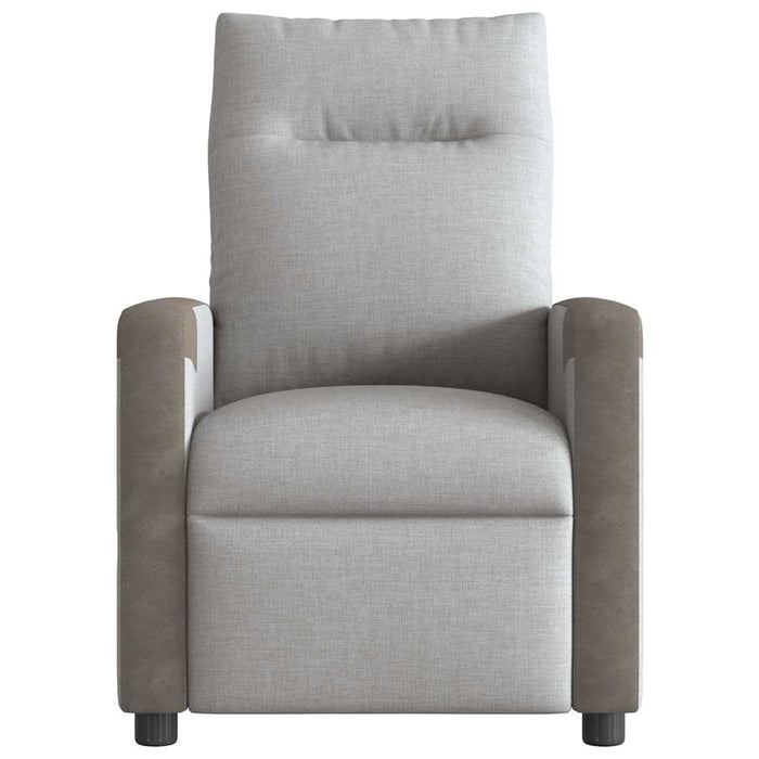 Scaun reclinabil electric Cloud Grey Fabric WALTI