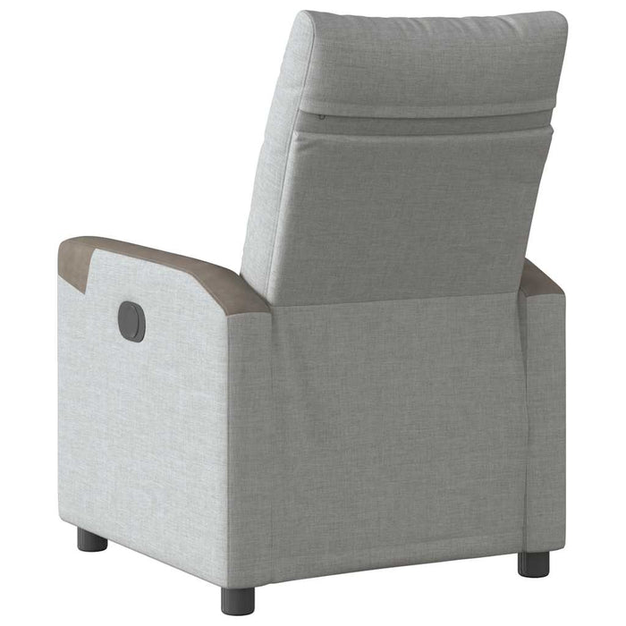 Scaun reclinabil electric Cloud Grey Fabric WALTI