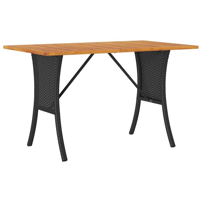 Set mobilier de grădină cu perne, 6 piese, negru, poliratan - WALTI WALTI
