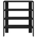 Pantofar, negru, 61x32x70 cm, lemn prelucrat - WALTI WALTI