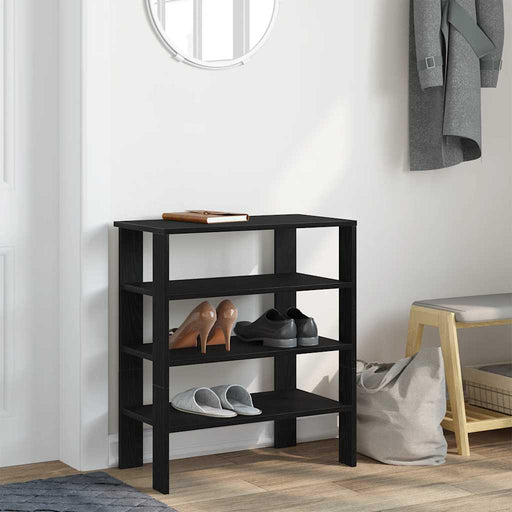 Pantofar, negru, 61x32x70 cm, lemn prelucrat - WALTI WALTI