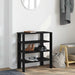 Pantofar, negru, 61x32x70 cm, lemn prelucrat - WALTI WALTI