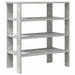 Pantofar, gri beton, 61x32x70 cm, lemn prelucrat - WALTI WALTI