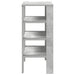 Pantofar, gri beton, 61x32x70 cm, lemn prelucrat - WALTI WALTI