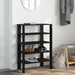 Suport pentru pantofi negru 61x32x87,5 cm Lemn prelucrat - WALTI WALTI