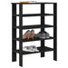 Suport pentru pantofi negru 61x32x87,5 cm Lemn prelucrat - WALTI WALTI