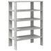 Pantofar, gri beton, 61x32x87,5 cm, lemn prelucrat - WALTI WALTI