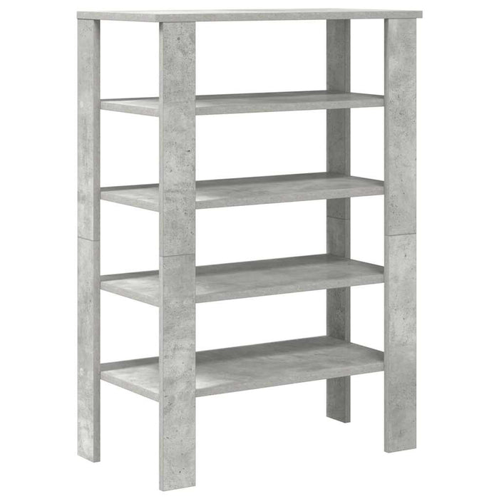 Pantofar, gri beton, 61x32x87,5 cm, lemn prelucrat - WALTI WALTI