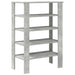Pantofar, gri beton, 61x32x87,5 cm, lemn prelucrat - WALTI WALTI