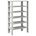 Pantofar, gri beton, 61x32x105 cm, lemn prelucrat - WALTI WALTI
