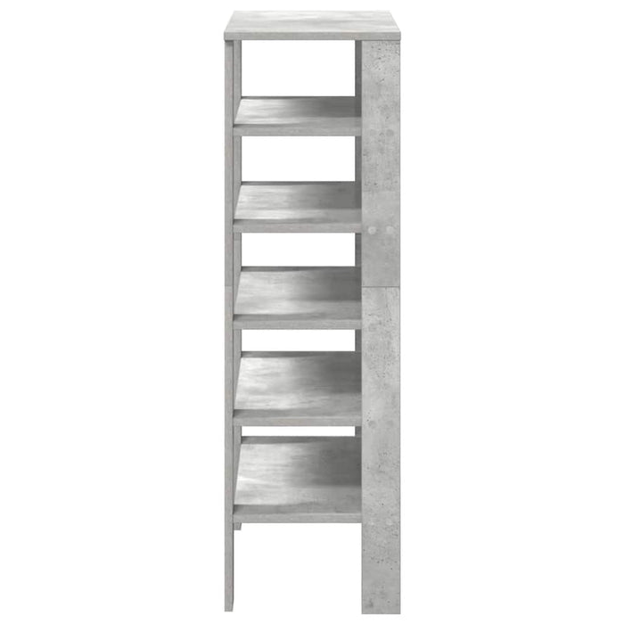 Pantofar, gri beton, 61x32x105 cm, lemn prelucrat - WALTI WALTI