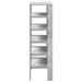 Pantofar, gri beton, 61x32x105 cm, lemn prelucrat - WALTI WALTI