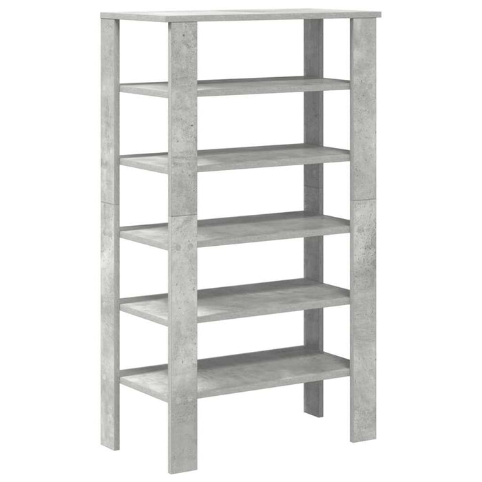 Pantofar, gri beton, 61x32x105 cm, lemn prelucrat - WALTI WALTI