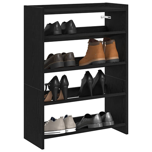 Pantofar, negru, 60x25x81 cm, lemn prelucrat - WALTI WALTI
