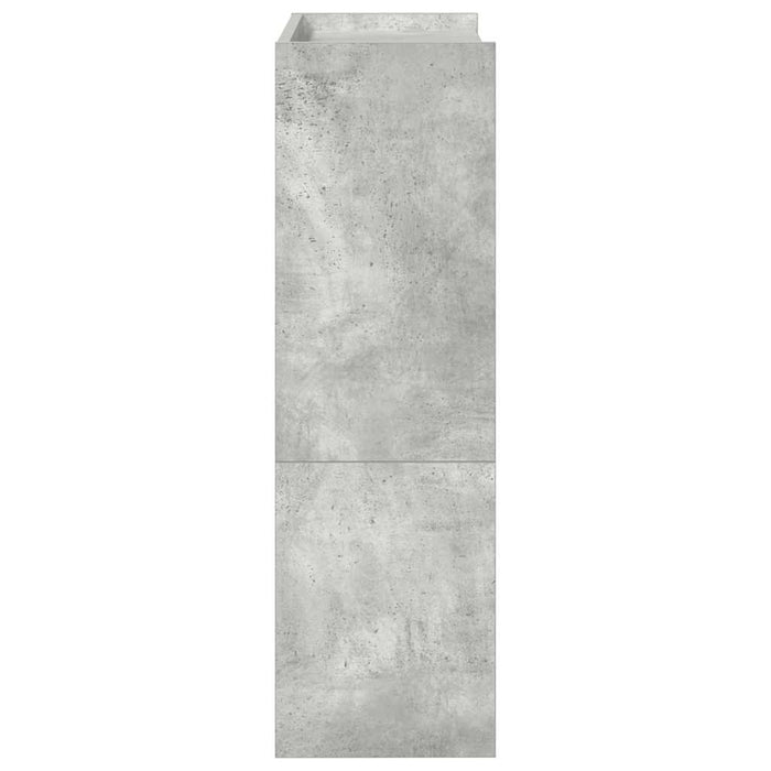 Pantofar, gri beton, 60x25x81 cm, lemn prelucrat WALTI