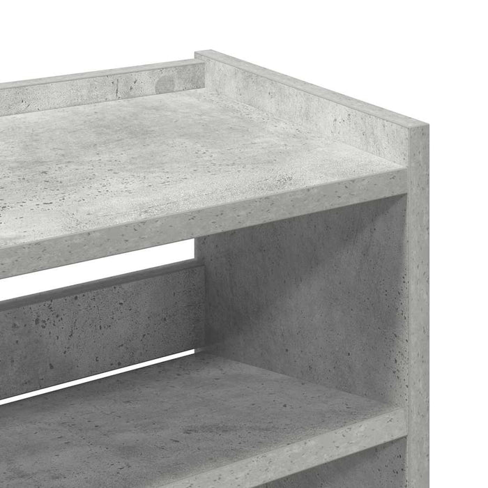 Pantofar, gri beton, 60x25x81 cm, lemn prelucrat WALTI