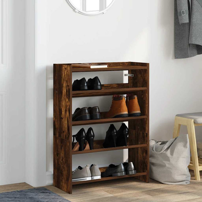 Pantofar, stejar fumuriu, 60x25x81 cm, lemn prelucrat WALTI