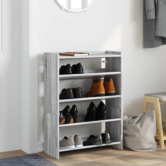 Pantofar, gri sonoma, 60x25x81 cm, lemn compozit WALTI
