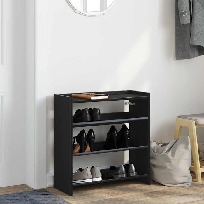 Pantofar, negru, 60x25x62 cm, lemn prelucrat - WALTI WALTI