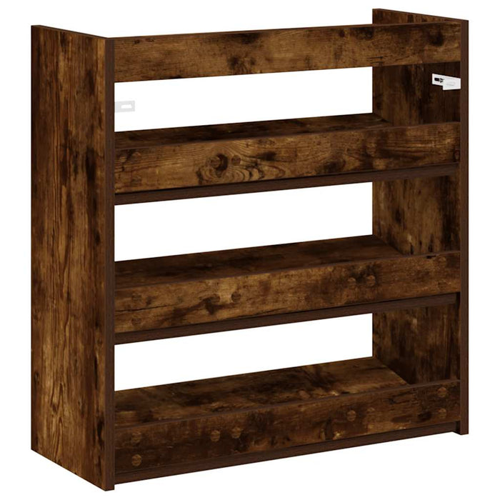 Pantofar, stejar fumuriu, 60x25x62 cm, lemn prelucrat - WALTI WALTI