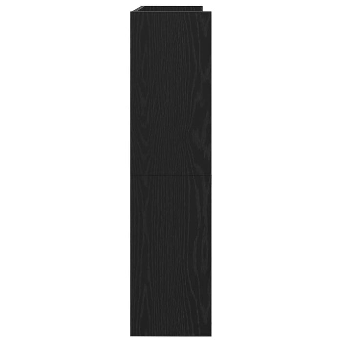 Pantofar, negru, 80x25x100 cm, lemn prelucrat - WALTI WALTI
