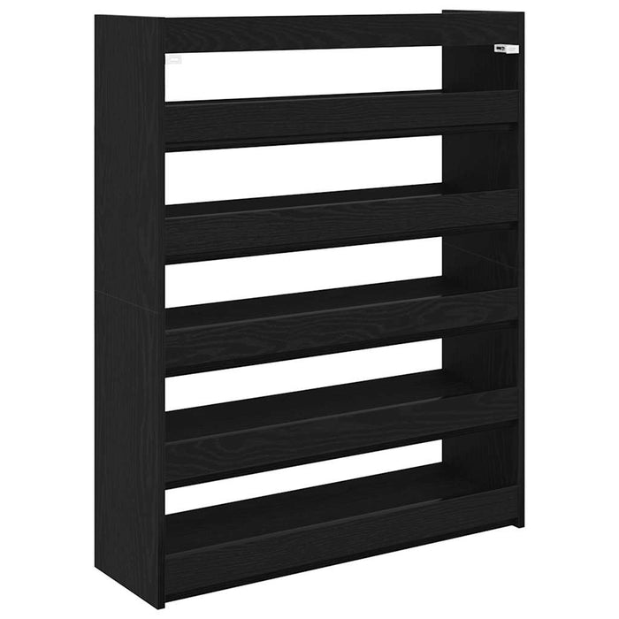 Pantofar, negru, 80x25x100 cm, lemn prelucrat - WALTI WALTI
