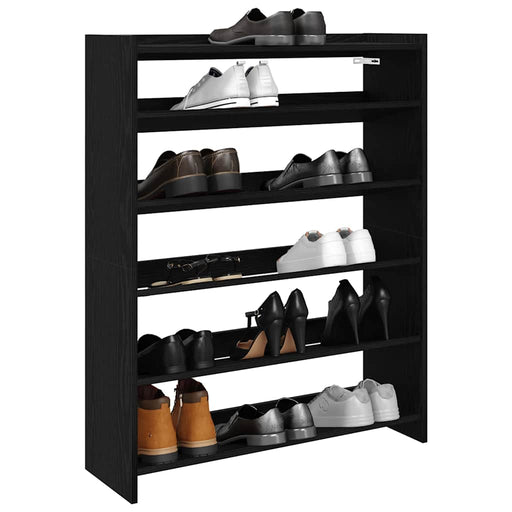Pantofar, negru, 80x25x100 cm, lemn prelucrat - WALTI WALTI