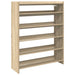 Pantofar, stejar sonoma, 80x25x100 cm, lemn prelucrat - WALTI WALTI