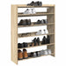 Pantofar, stejar sonoma, 80x25x100 cm, lemn prelucrat - WALTI WALTI