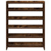 Pantofar, stejar fumuriu, 80x25x100 cm, lemn prelucrat - WALTI WALTI