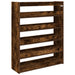 Pantofar, stejar fumuriu, 80x25x100 cm, lemn prelucrat - WALTI WALTI