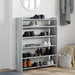 Pantofar, gri sonoma, 80x25x100 cm, lemn compozit - WALTI WALTI