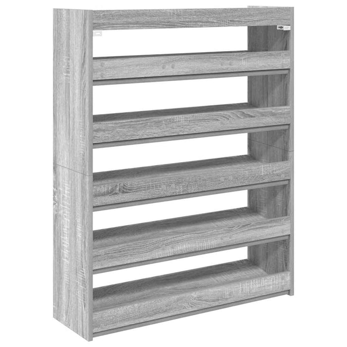 Pantofar, gri sonoma, 80x25x100 cm, lemn compozit - WALTI WALTI