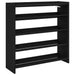 Pantofar, negru, 80x25x81 cm, lemn prelucrat - WALTI WALTI