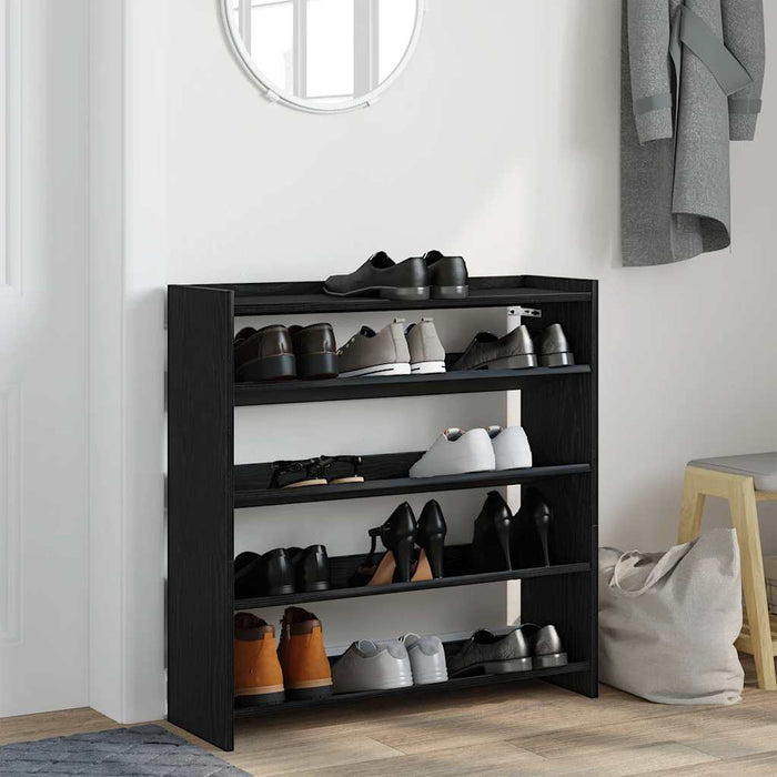 Pantofar, negru, 80x25x81 cm, lemn prelucrat - WALTI WALTI