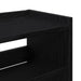 Pantofar, negru, 80x25x81 cm, lemn prelucrat - WALTI WALTI
