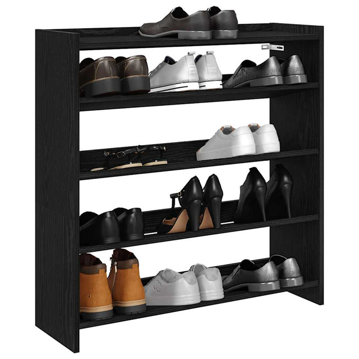 Pantofar, negru, 80x25x81 cm, lemn prelucrat - WALTI WALTI